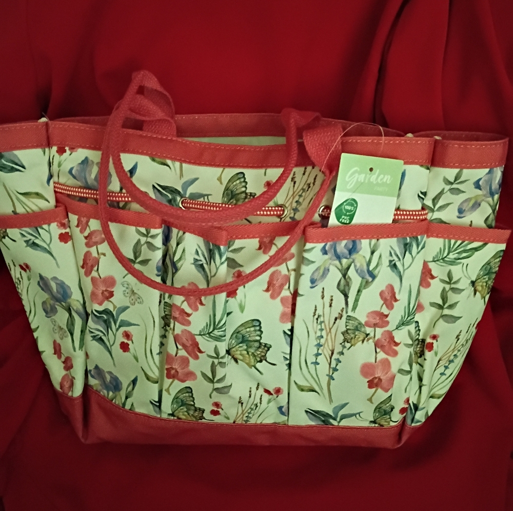 FLORAL TOTE 100% PVC FREE